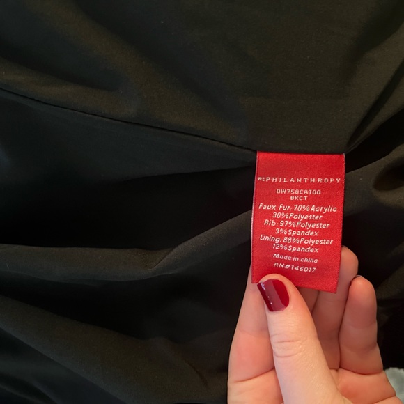 n:philanthropy faux fur jacket - Picture 13 of 13